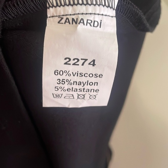 Zanardi Black Viscose Blend Apparel - Picture 3 of 16